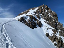 Skitour Hohe Warte Gipfel Aufstieg