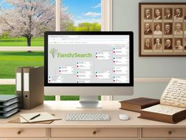 Family Search über den Computer