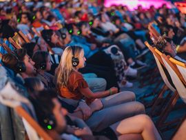 Besucher Silent Cinema Nordkette Innsbruck