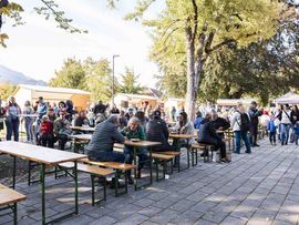 Menschenmenge in der Stadt