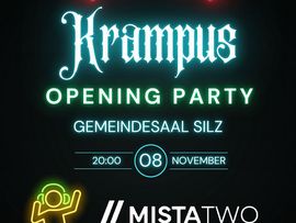 Plakat Krampus Opening Party