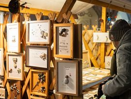 Schwazer Weihnachtsmarkt Verkaufsstand