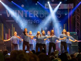 Tänzerinnen bei Winterbeats in Schwaz