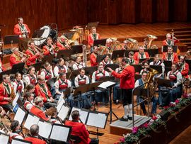 Die Stadtkapelle Wilten im Saal Tirol