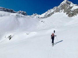 Anstieg Steilhang Richtung Maningkogel