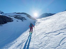 Skitour Kleiner Kaserer Aufstieg