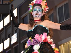 Künstler beim Night Shopping in Kufstein