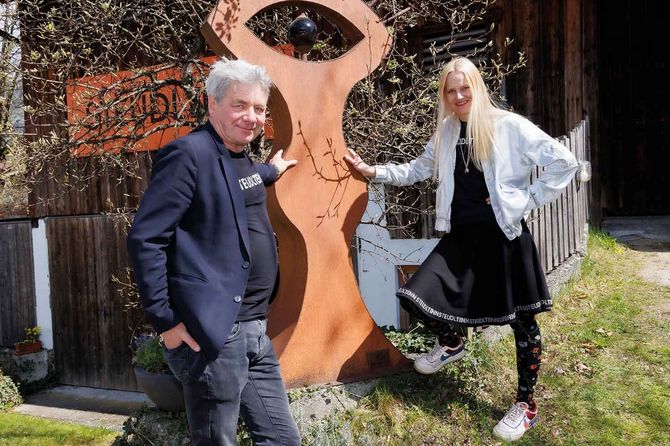 Hakon Hirzenberger und Bernadette Abendstein vom Steudltenn Festival