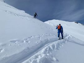 Hang zum Gipfelgrat
