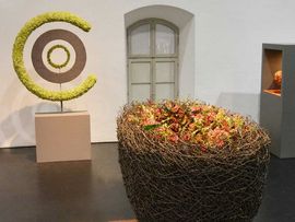 verschiedene Kunstwerke aus der Ausstellung