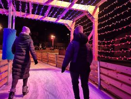 Eislaufen bei Reutte on Ice