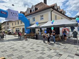 Menschenmenge in der Stadt