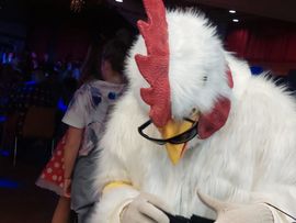 Huttlerball Ellbögen Kostüm