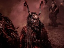 Bilder vom Krampusumzug 2024 der Gerlosberger Schluchtenteufel
