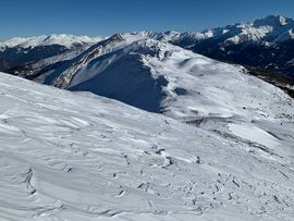 Gipfel im Winter Rötenspitze