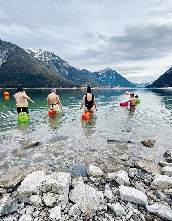 Eisbaden mit Gerald Daringer