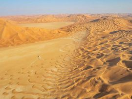Düne in der Rub-al-Khali Wüste