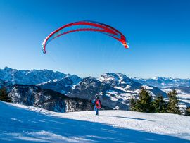 Paragleiten und Winterurlaub im Kaiserwinkl bei den Bergbahnen Hochkössen in Tirol - freizeit-tirol.at