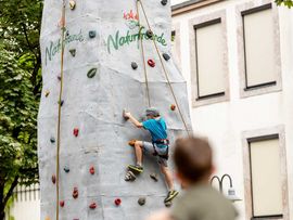 Kletterwand beim Kaiserfest Kufstein