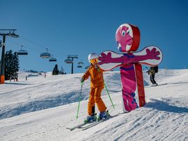 Skifahren auf der Steinplatte Winklmoos