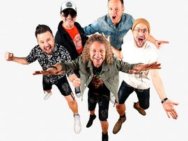 Bandmitglieder von oben fotografiert