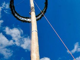 Maibaum in Axams
