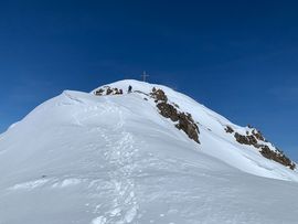 Skitour Kleiner Kaserer Gruppe am Gipfel