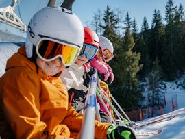 Kinderspaß im Skigebiet Steinplatte Winklmoos