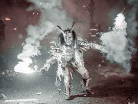Bilder vom Krampusumzug 2024 der Gerlosberger Schluchtenteufel