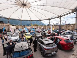 Innenaufnahme vom Autofestspiel Kufstein