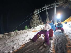 Nochtrodeln bei den Elferbahnen