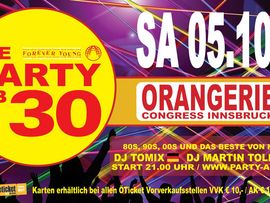 Die Party ab 30 Plakat