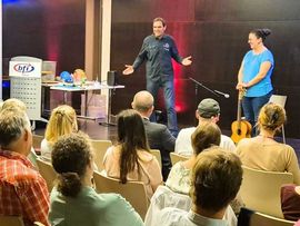 Bühne Mister Science Slam