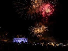 Feuerwerk beim Open Air der Schürzenjäger