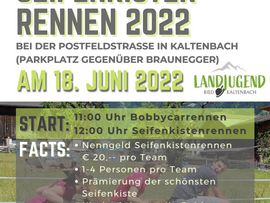 Infos zum Bobbycar- und Seifenkistenrennen Kaltenbach