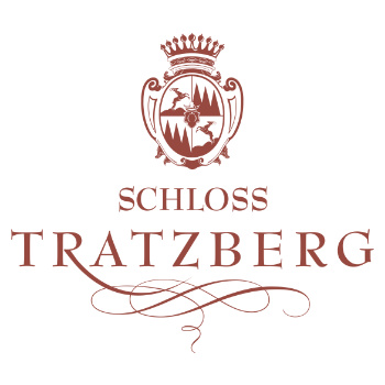 Logo vom Schloss Tratzberg im neuen dunkelroten Gewand